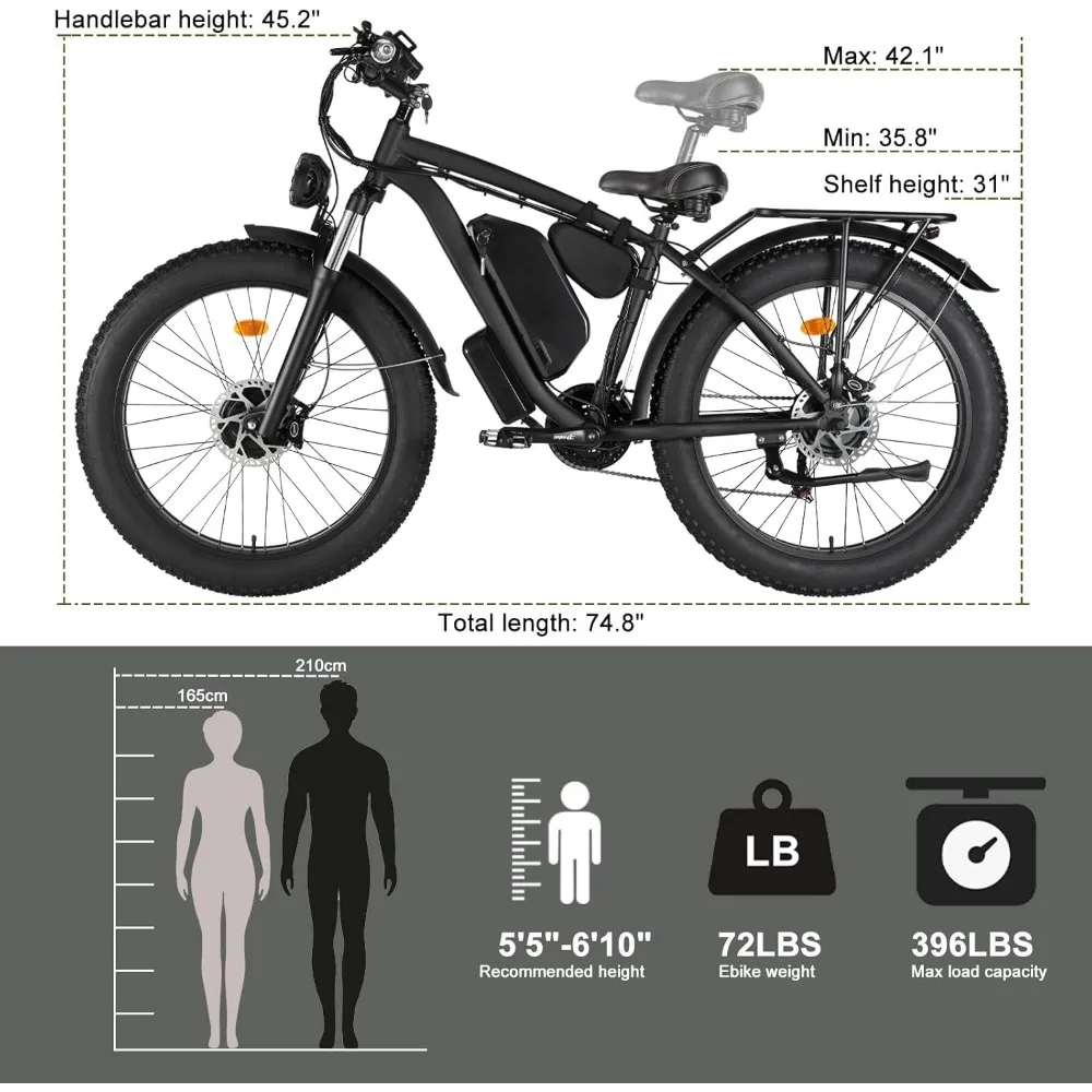 % una bici elettrica per adult - Dual Motor Ebike Kit 2000W recensione e prezzo